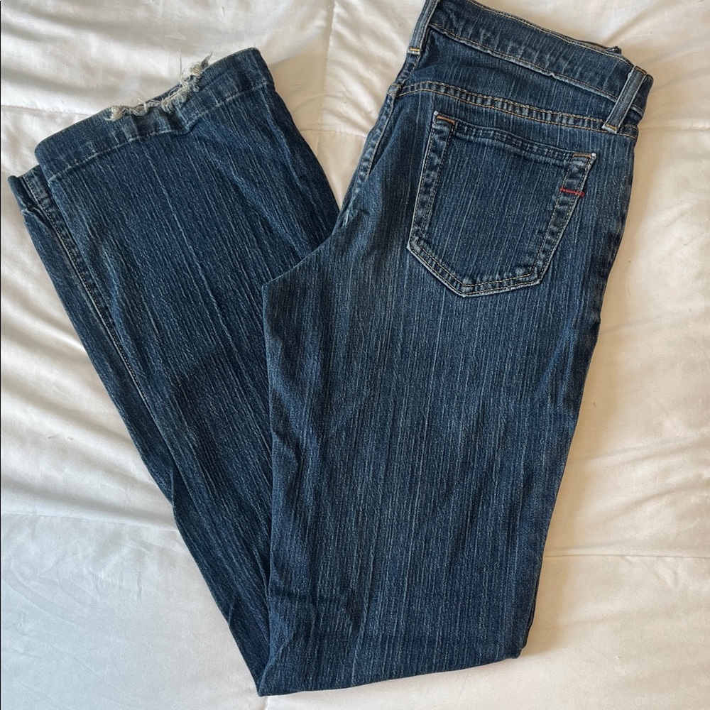GAP Women's Straight Leg Blue Jeans